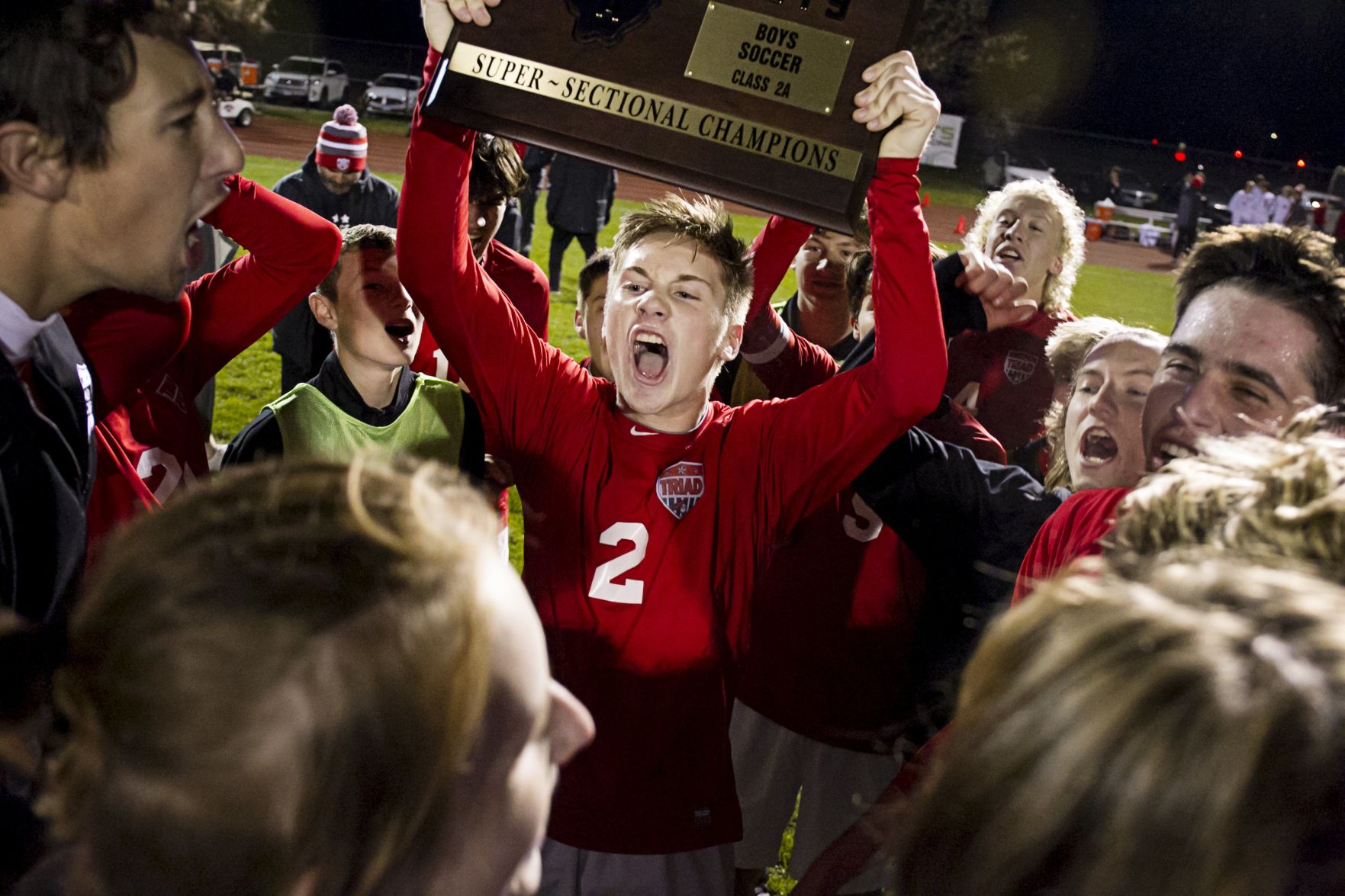 Class 2A Chatham Glenwood Super-Sectional: Triad 3, Morton 1